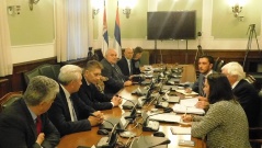 30. новембар 2017. Председници трију скупштинских одбора са представником Венецијанске комисије